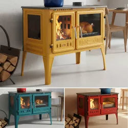 Cucina a legna Basalte Pop