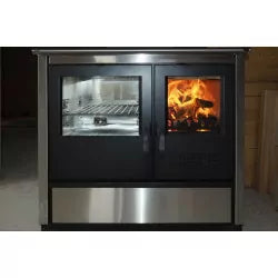 Cucina economica a legna con boiler North