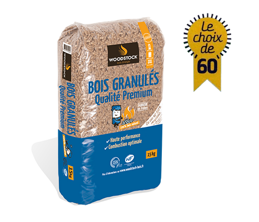 Granulés de bois 72 sacs 15 kg