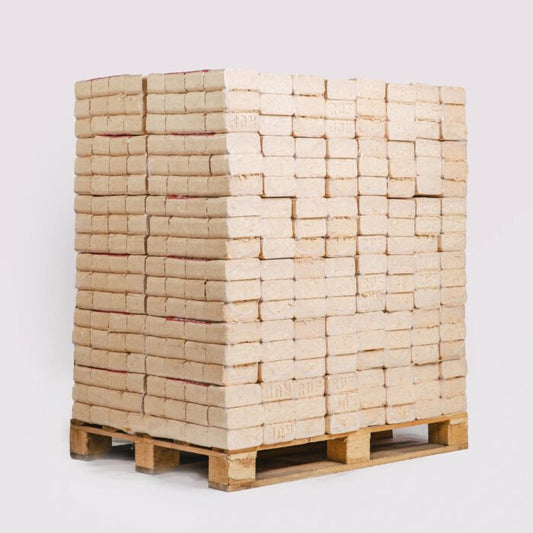 Bricchetti di legno 100% di conifera – Pallet da 960 kg
